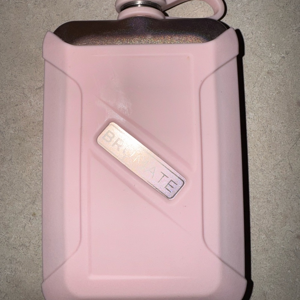 Brumate Rare Rose gold Glitter Pink Flask